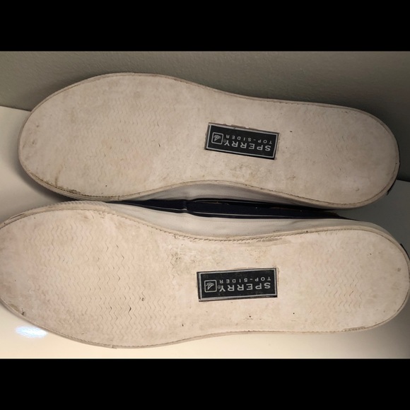 UNIQUE NAVY BLUE SPERRY TOP-SIDERS - Picture 4 of 5